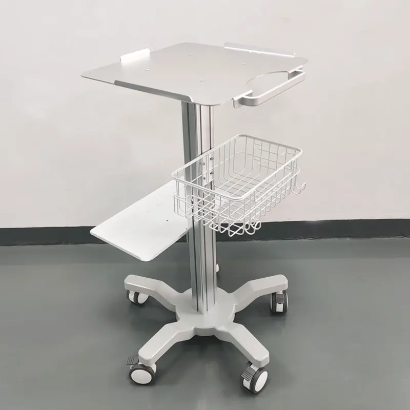 Multi-Functional Diagnostic Ultrasound Trolley Computer Trolley Patient Monitor Trolley for Hospital Use