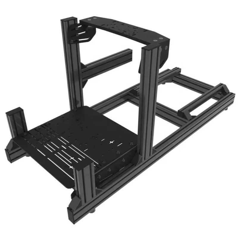 Low price Promotional custom game racing chassis aluminum profile frame angled simulation sim racing rig racing simulator frame