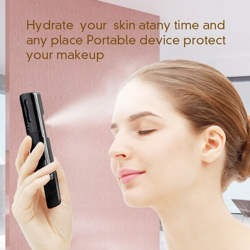 Salon Appliances Face Care Nano Spray Beauty Ionic Warm Steam and Deeply Moisture Face Facial Steamer