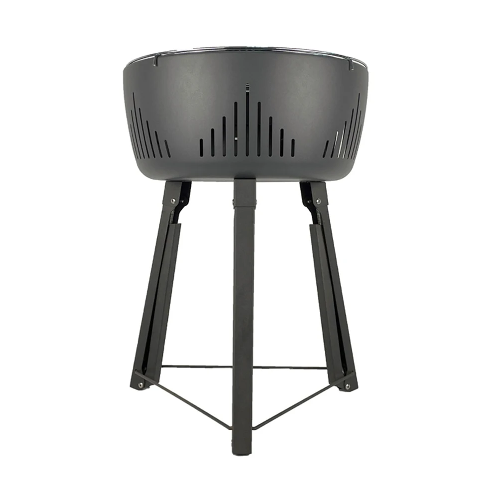 Outdoor Portable Grill Charcoal Round Bbq Camping Grill