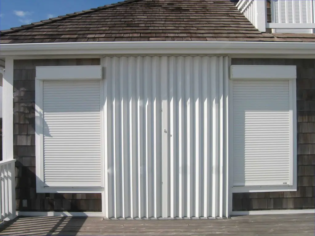TOMA Hurricane Impact Shutters Outdoor Windproof Patio Louvers Shutter for Florida State Standard