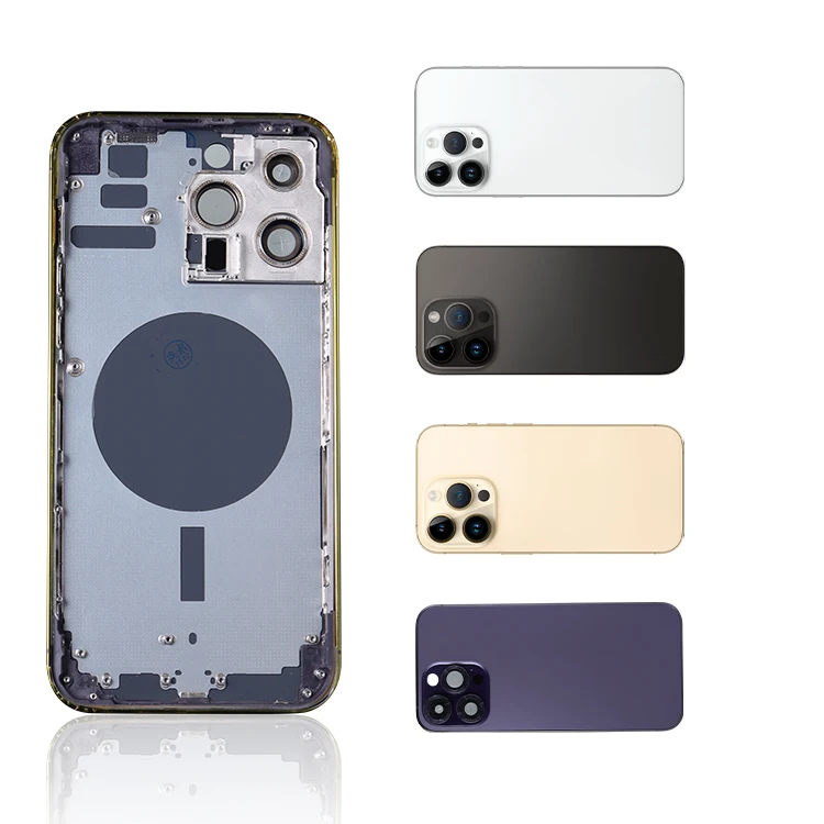 Back Cover Glass Original For Iphone Xs Max Convert To 14 Pro Max Housing With Volume And Shutdown Button