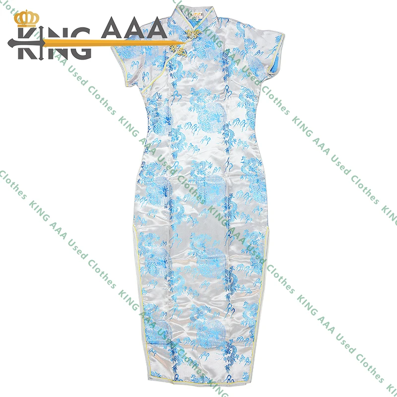 Chinese TOP Quality Branded Used chipao second hand cheongsam in Bales for ladies party formal dress