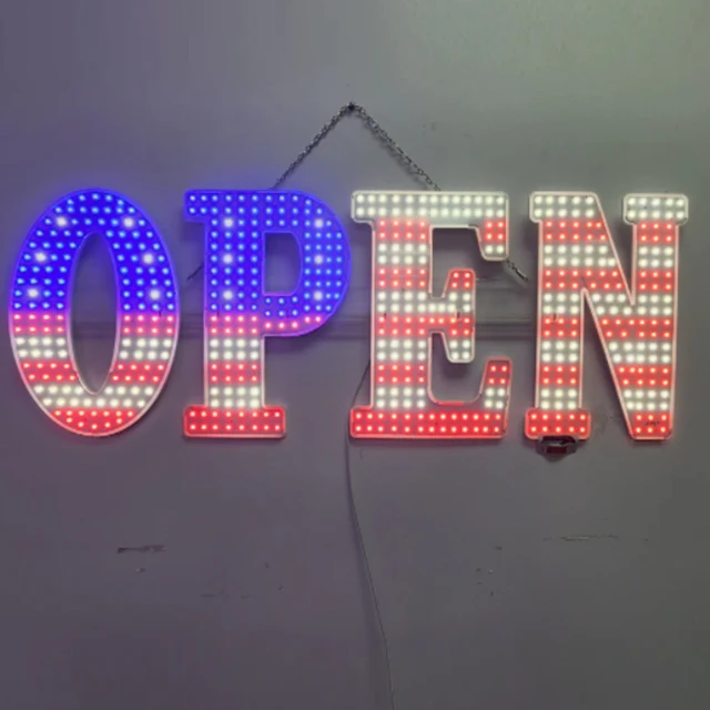 High-Accuracy Acrylic Letters 3D Led Logo Speed 40Inches Sign Road Warning Solar Window Store Signs