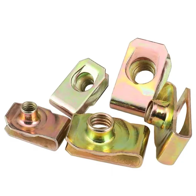 M4 M5 M6 M8 M10 Leaf Plate Spring Speed Clamping Nuts Lock Nut U Spring Clip Nut