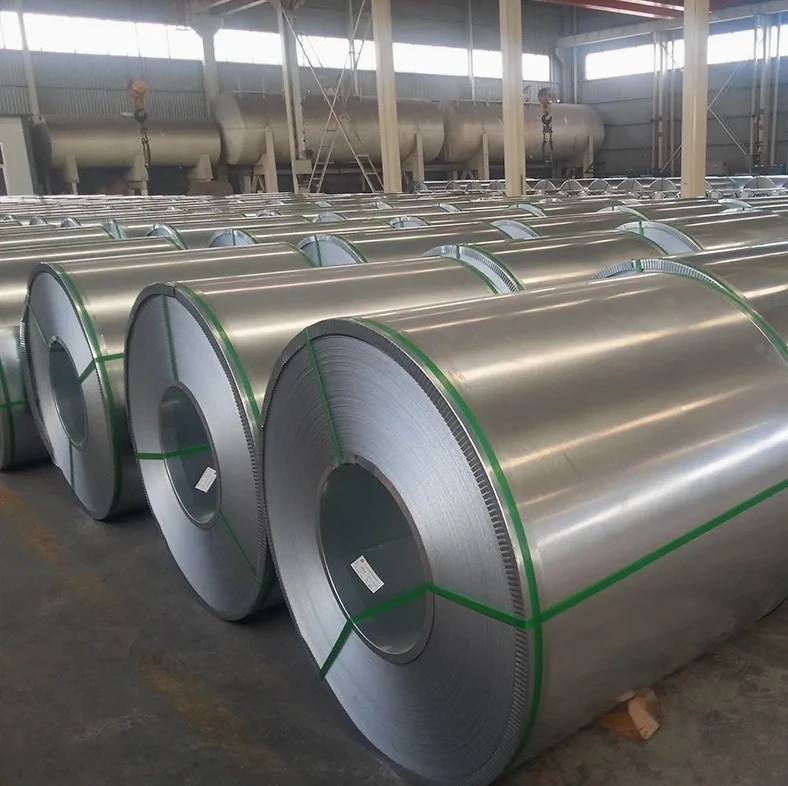 Zinc Coated Steel SGCC SPCC Dx51d CRC Dx51d 0.25mm 0.35mm Thick Galvanized Galvanised Steel Coil 40 60GSM for Construction