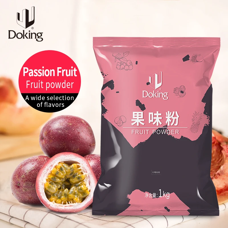 High Quality Fruit Flavor powder Bubble Milk tea ingredients instant passion Flavor Fruit Powder