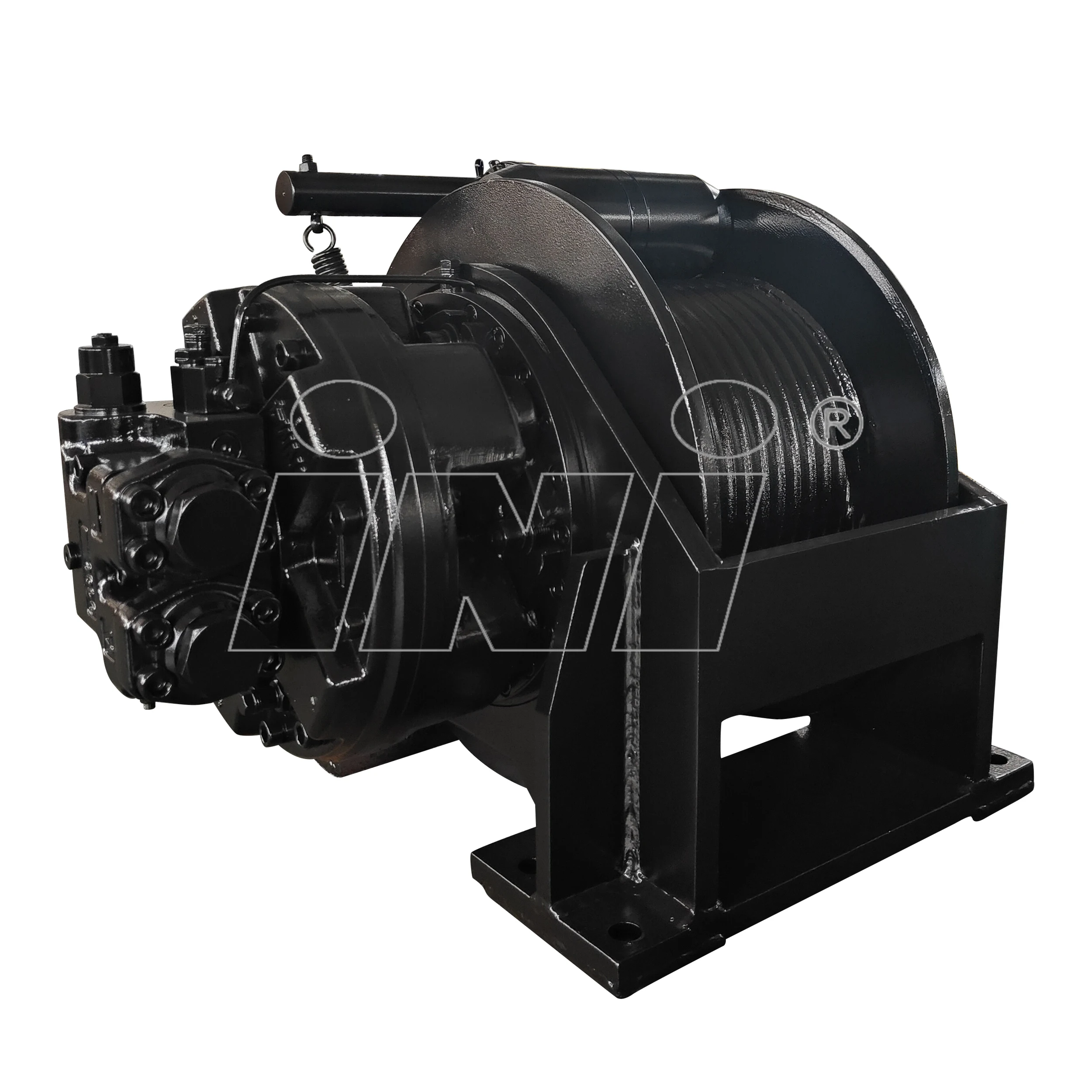 INI 10 Ton 20 Ton 50 Ton Hydraulic Winch Is Used For Crane Crane