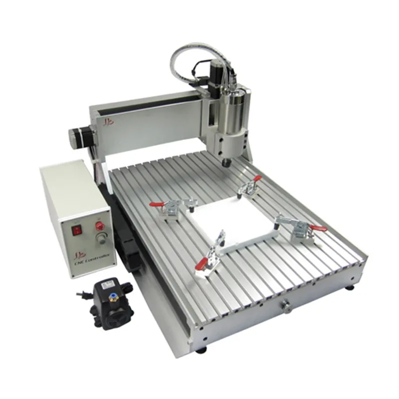  220/110 В LY CNC6090Z-VFD1.5KW 3 4 оси гравировальный станок собран и тщательно проверен маршрутизатор