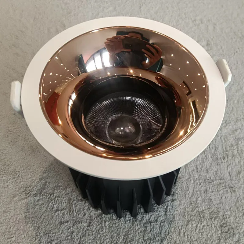 Smart wifi bluetooth zigbee 24v 220v 110v led downlight ceiling recessed cob led down light dimmable CW CCT RGB tuya spotlight