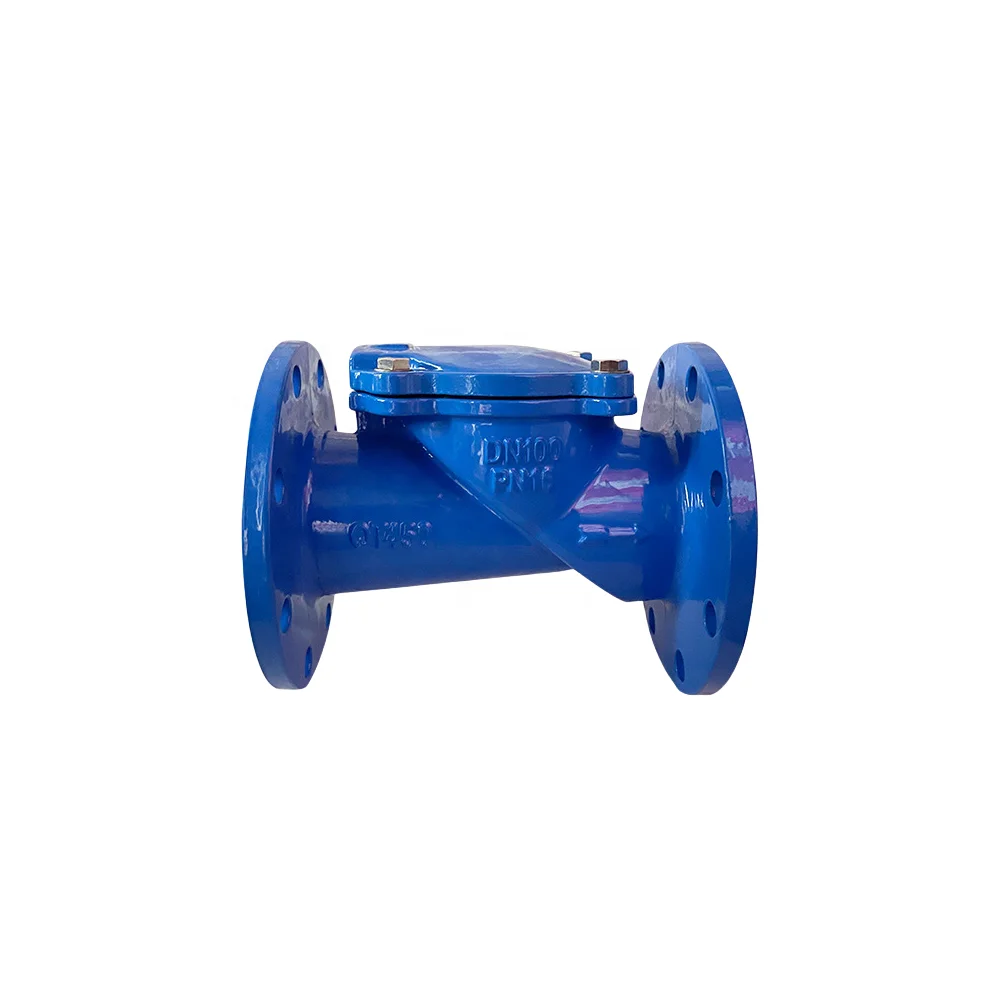 Dn200 Pn16 Quick-Acting Gate Valve with Double Signal Flanged Type Swing Check Valve Stylish SCBA Design