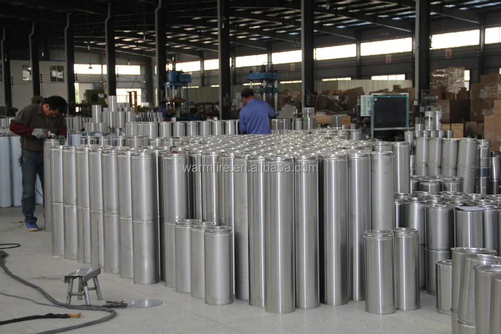 The best selling CE stainless steel double wall stove pipe for wood stove fireplace chimney for sale