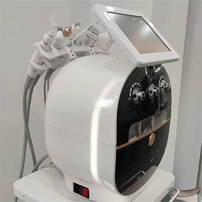 Beauty Device H2O2 Facial 6 Function Face Lift Scrubber Aqua Peel Hydro Diamond Microdermabrasion Dermabrasion Machine