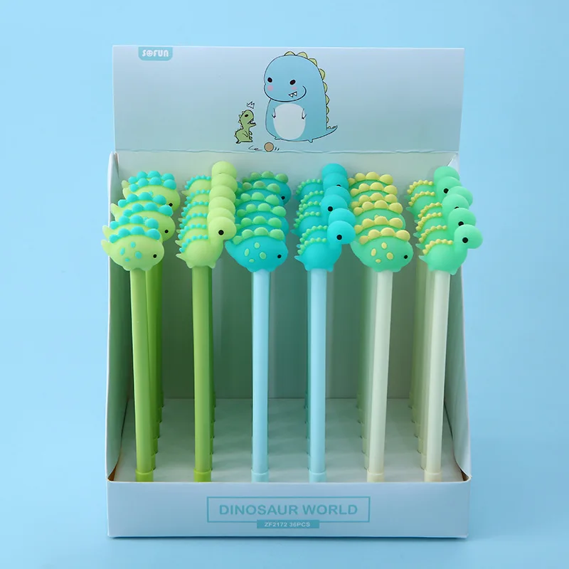 Hot Sale Cute Kawaii Plastic Dinosaur Pen With Custom Logo