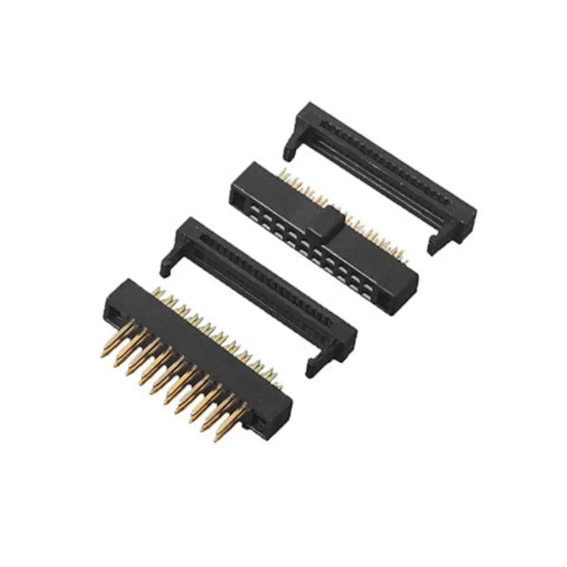 1.27mm pitch IDC Connector With Flat Cable 1.27mm Pitch Cable Socket