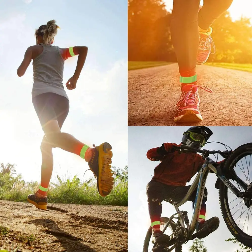 China supplier cheap plastic reflective arm band with custom logo