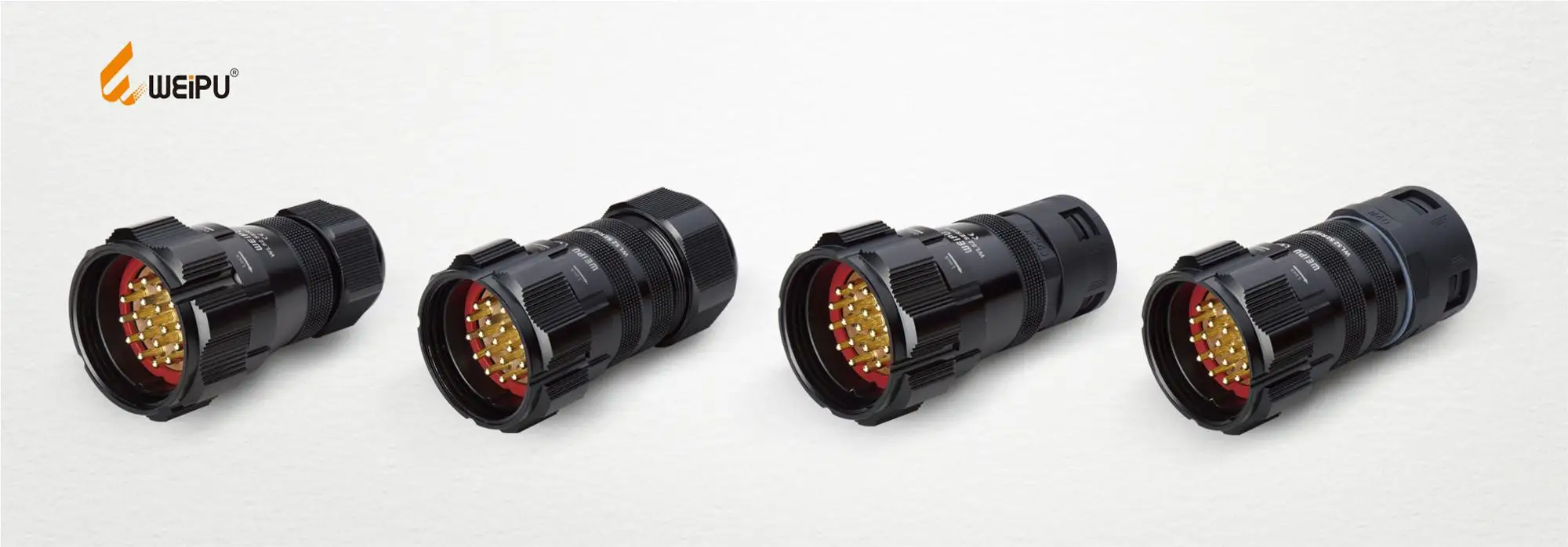 WL52K19TADI IP67 Waterproof 19 Pins Screwed socket Connector