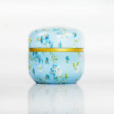 P105 Tea tin box flower tea pot tin pot household custom LOGO seal pot spot  Japanese tea can