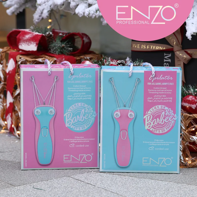 ENZO Factory Lady Electric Shaver Epilator Face Cotton Thread Defeather Epilator Women Facial Hair Remover Machine Household