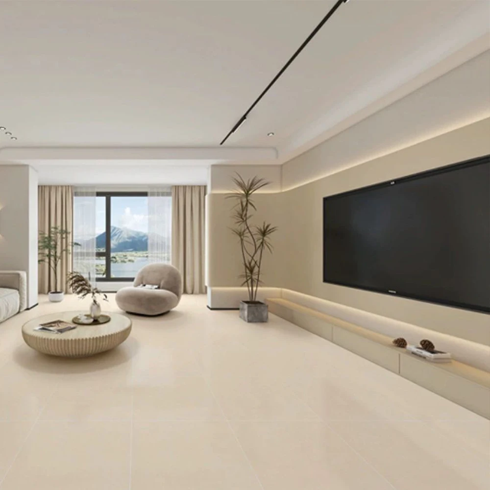 Cheap Full Polished Floor Porcelain Slab Nano White Ceramic Floor Tile 30*30