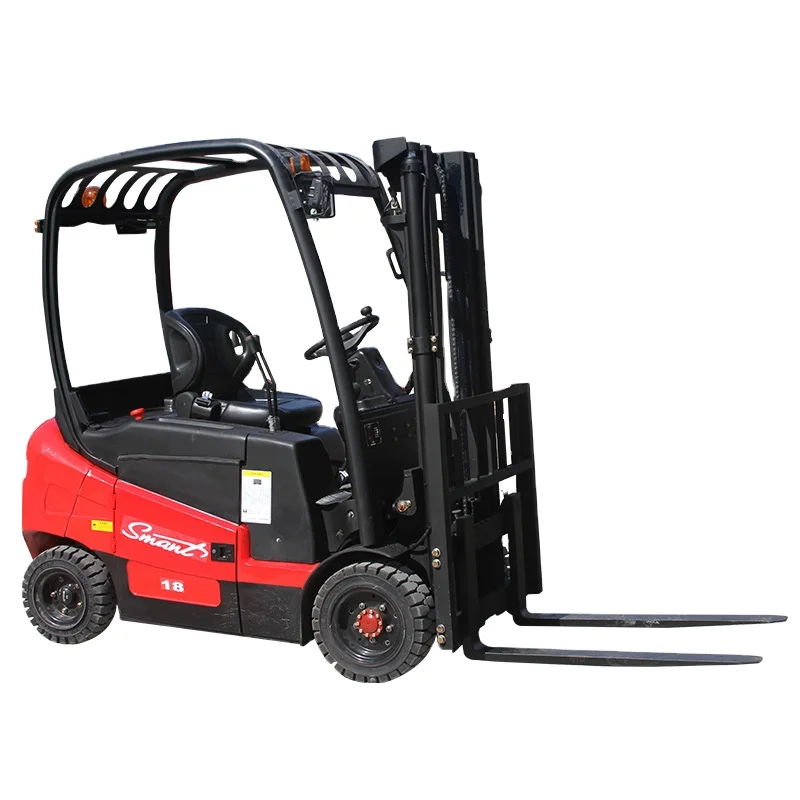 Muduo chinese brand 1500kg full electric forklift lifting height 3000mm electric forklift with emergency brake button
