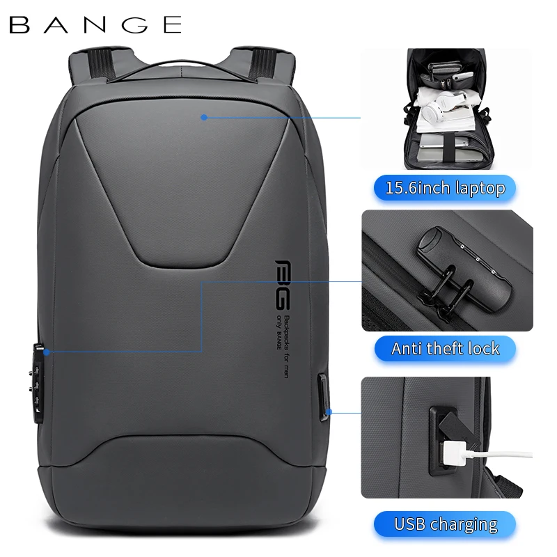 
2020 new wholesale fashion anti theft men designer smart travel custom waterproof laptop school backpack bags for men with usb 