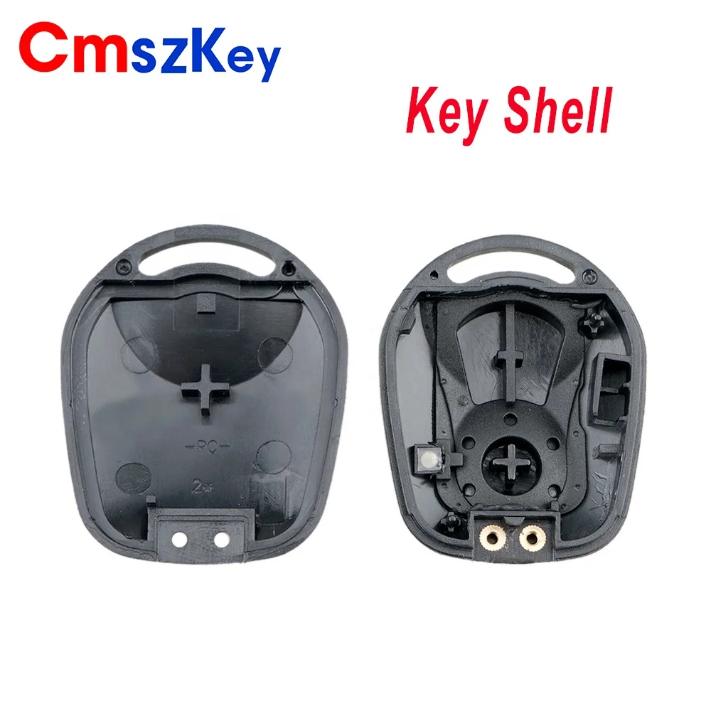 For Ssangyong Actyon Kyron Rexton 2 Buttons Remote Key Fob Shell Case With Uncut Key Blade