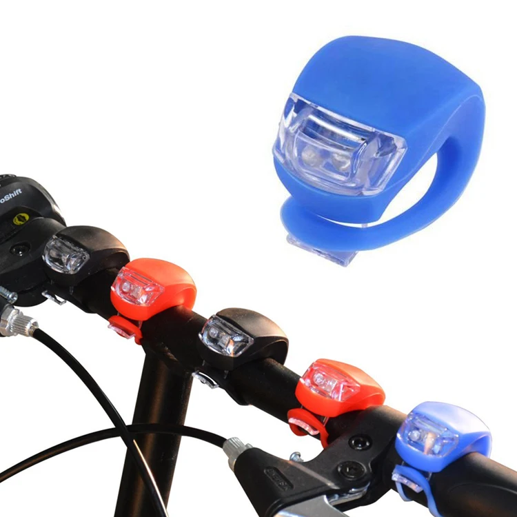 Bike Accessories Silicone Rubber Led Bicycle Light Strobe Warning Wheel Bike Spoke Light wholesale