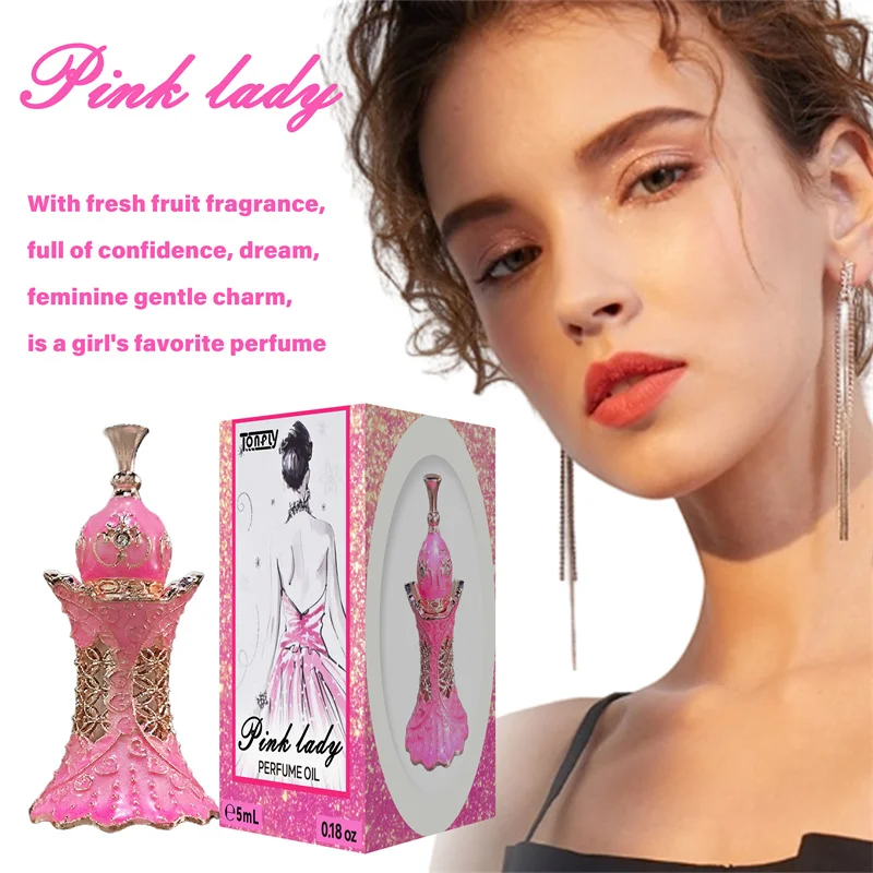 TONFLY Dubai Arabic Perfume Wholesale Pink Perfume 5ml original High Quality Long Lasting women Perfume
