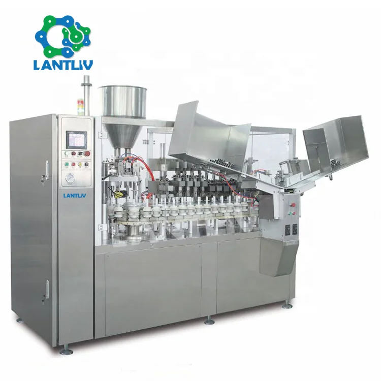 Автоматическое мягкое пластиковое трубчатое внутреннее нагревательное упаковочное оборудование Косметическая мазь зубная паста машина для наполнения тюбиков