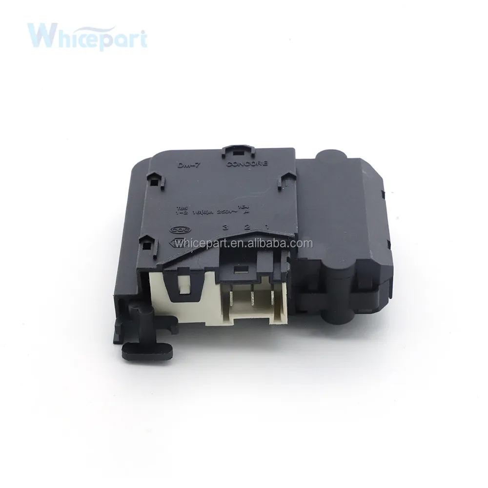 Она должна быть изготовлена из пластика материал новый оригинальный DC34-00026A стиральной машины переключатель блокировки дверей для Samsung