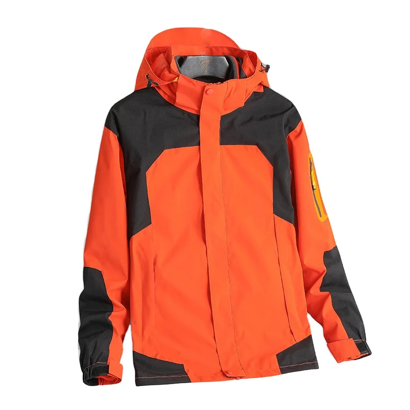 Outdoor 3-in-1 windbreaker jacket unisex two-piece ski suit windproof and waterproof jacket sport jacket men oversize big coat