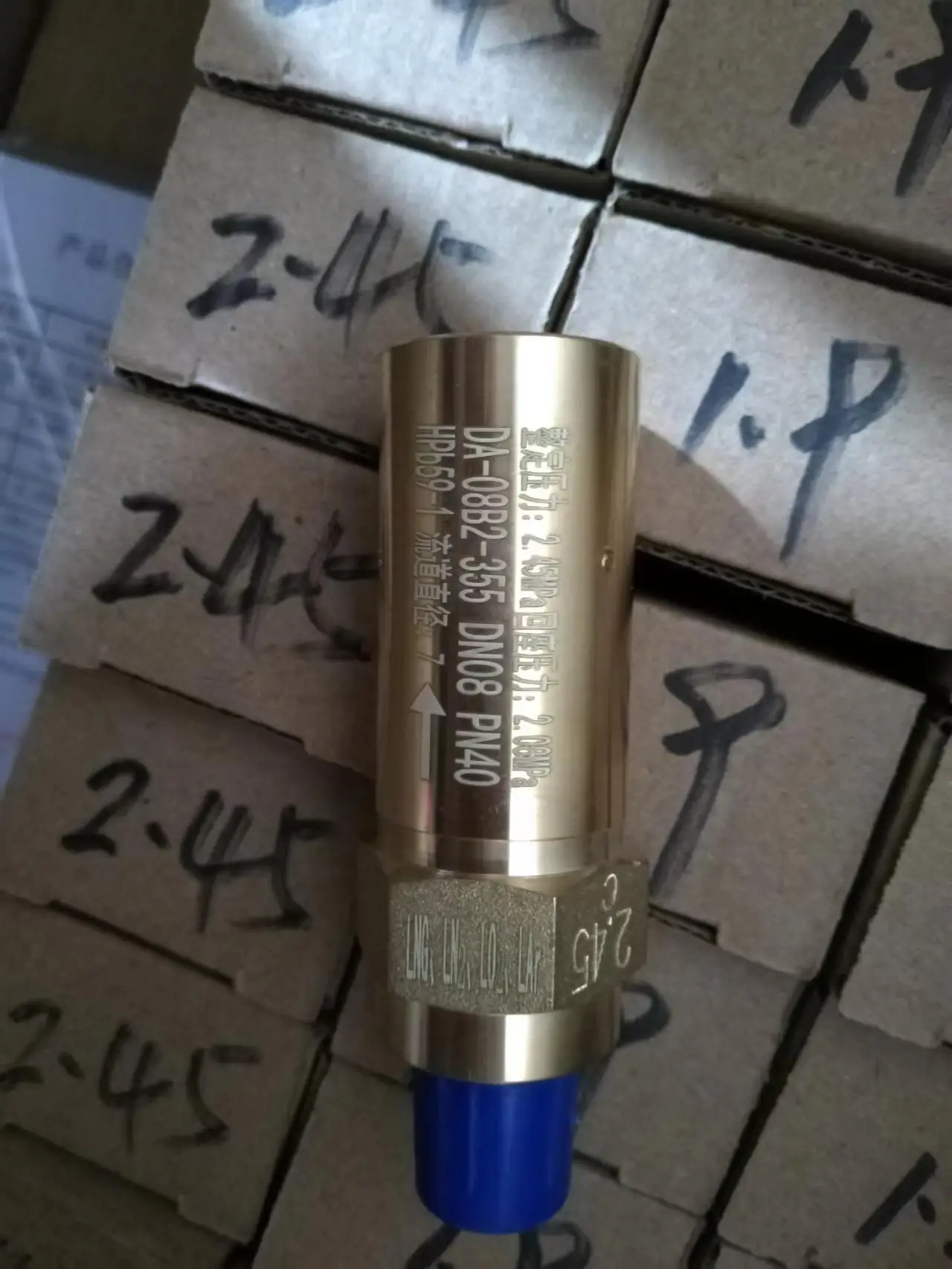 DA-08B2 латунный предохранительный клапан NPT1/4 Feilun для криогенного предохранительного клапана бака Dewar