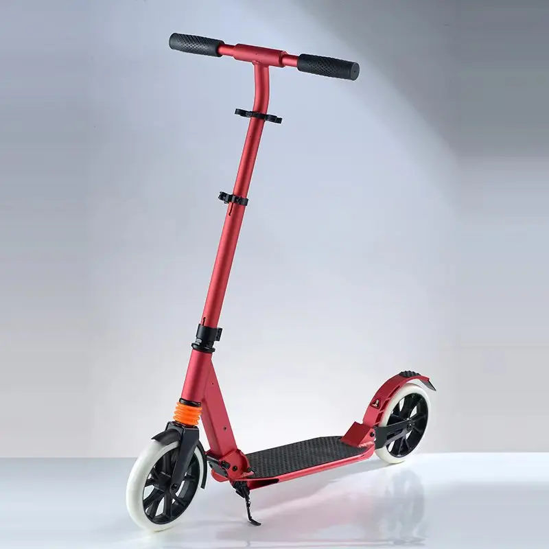 New Scooter Aluminum alloy two-wheeled youth city scooter Brand Absorbers Adult 200mm Large Wheel Kick Scooter