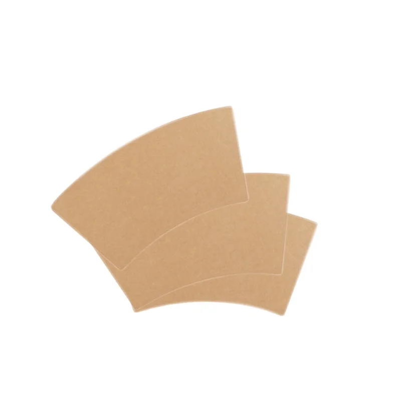 
Food Grade Kraft Paper Brown Pe Coated Paper Cup Fan For Paper Cup 