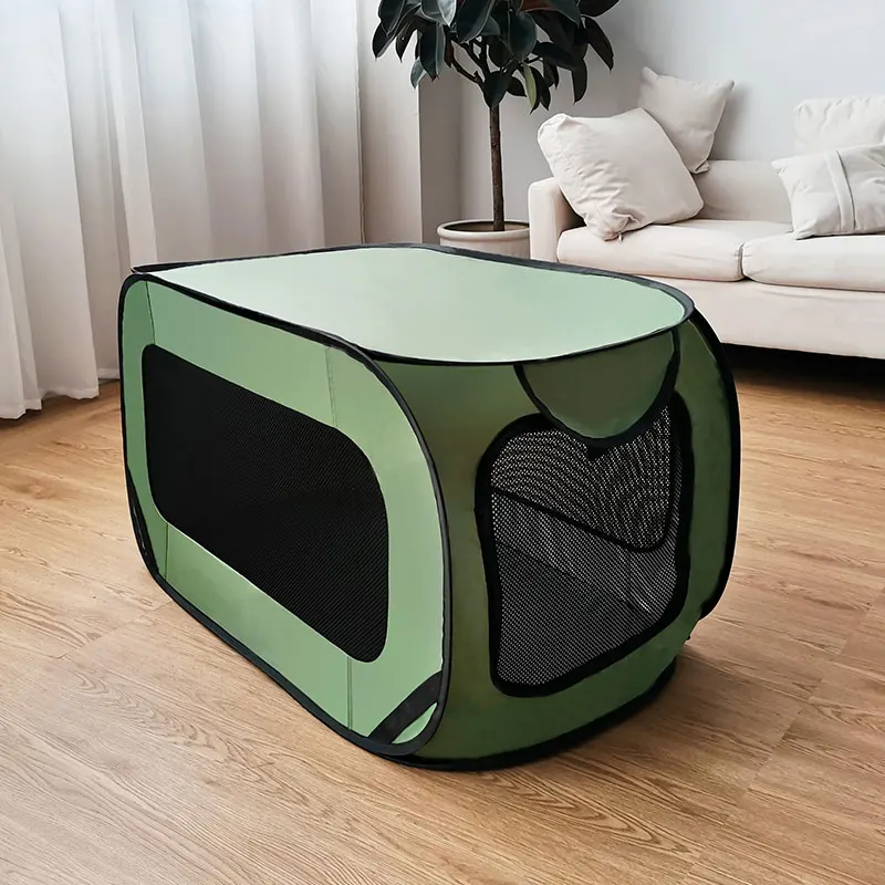 Dog Playpen Portable Pet Play Pen Foldable Large-Capacity Pet Tent for Indoor
