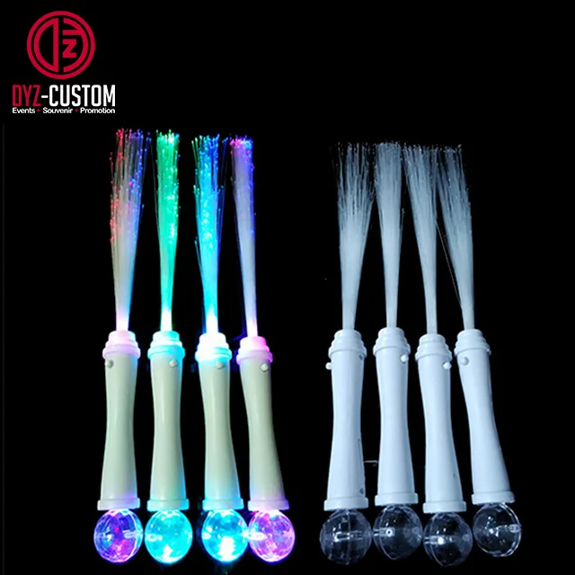 Promotional LED Flashing Fiber Optic Wand Led Light Up Stick