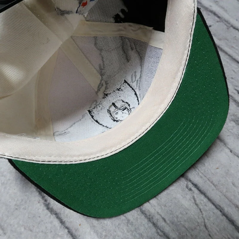 Flat Brim Custom Embroidery 6 Panels Baseball Caps Gorras Vintage Athletic Splash Snapback Cap