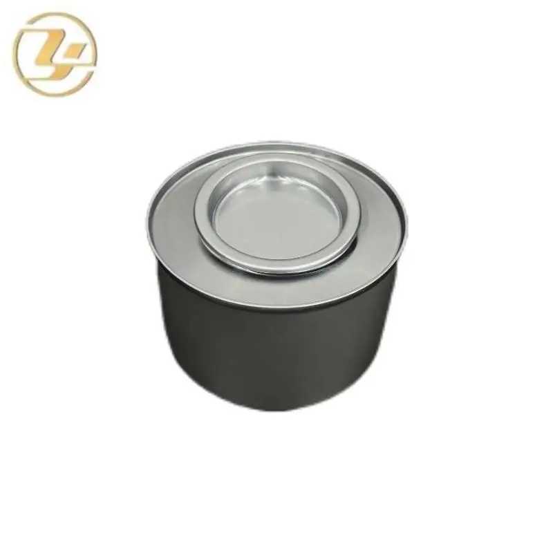 Wholesale high quality tinplate gel fuel tinplate cans empty alcohol cans with metal top, fuel can