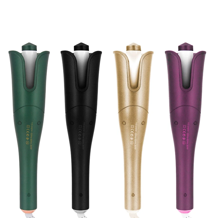 Professional Hair Curler Fast Heating Rotating Curling Iron PTC Heater Portable Automatic Hair Curling Iron