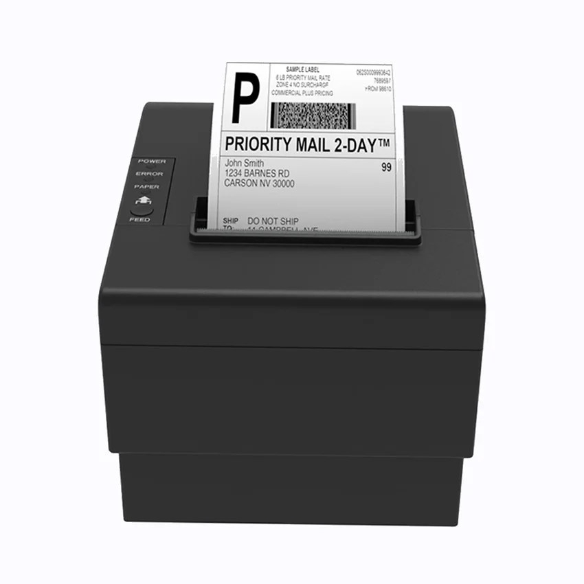 Автоматическая резка, быстрая скорость, новая модель POS 80 мм USB, термопринтер для чеков с голубыми зубами