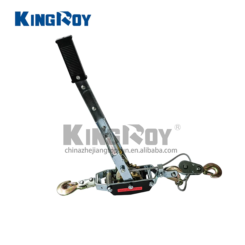 Kingroy 4 тонн стальной удобный ratchet кабельный ручной Съемник с тремя
