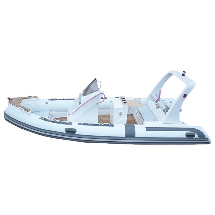 19ft luxury tender yacht 5.8m fishing boat with luxury seat rib 580 with CE certification