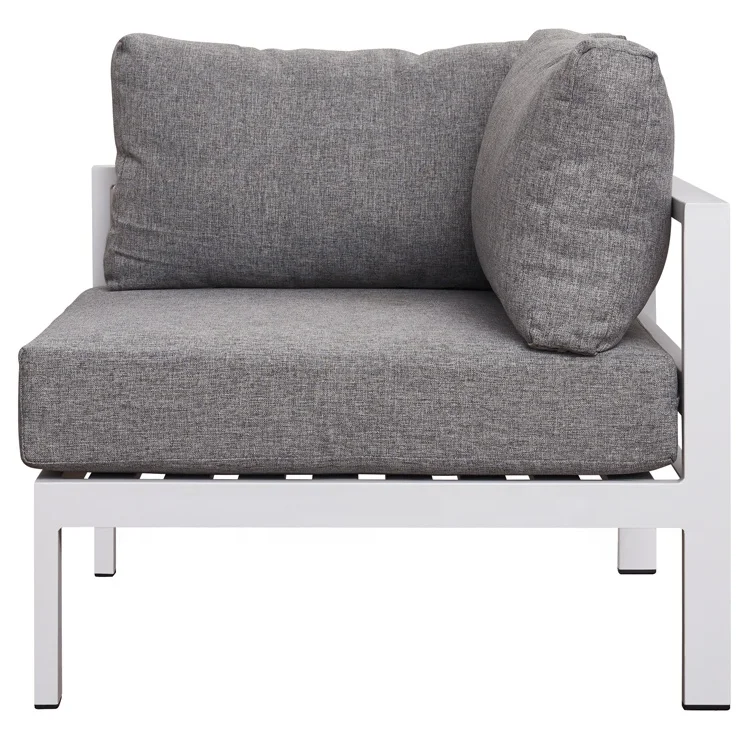 Factory Wholesale Modern Lounge Set Lazy Waterproof Furniture Garden Outdoor Sofa Aluminium