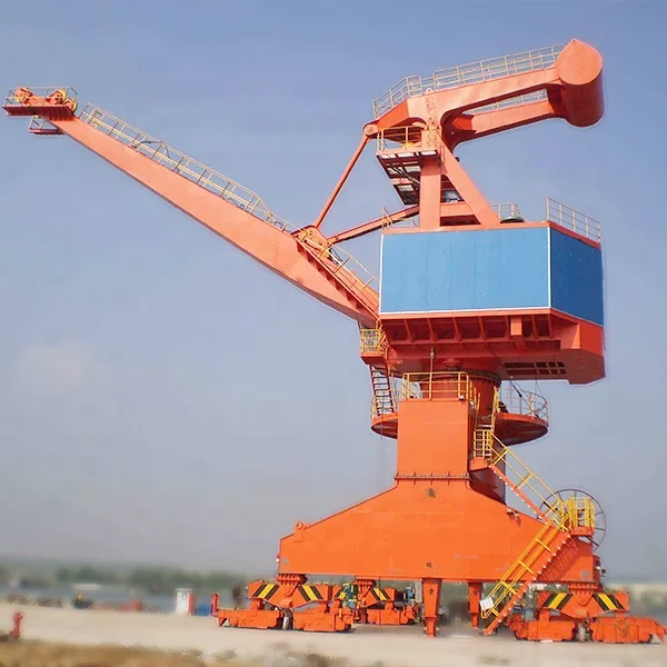 10t 35t mobile harbour crane container hydraulic pedestal portal cranes