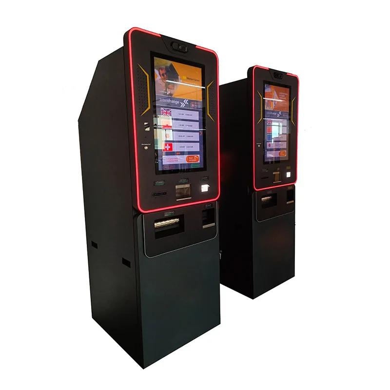 27 inches Crypto cash dispenser bank ATM machines currency exchange machine payment kiosk
