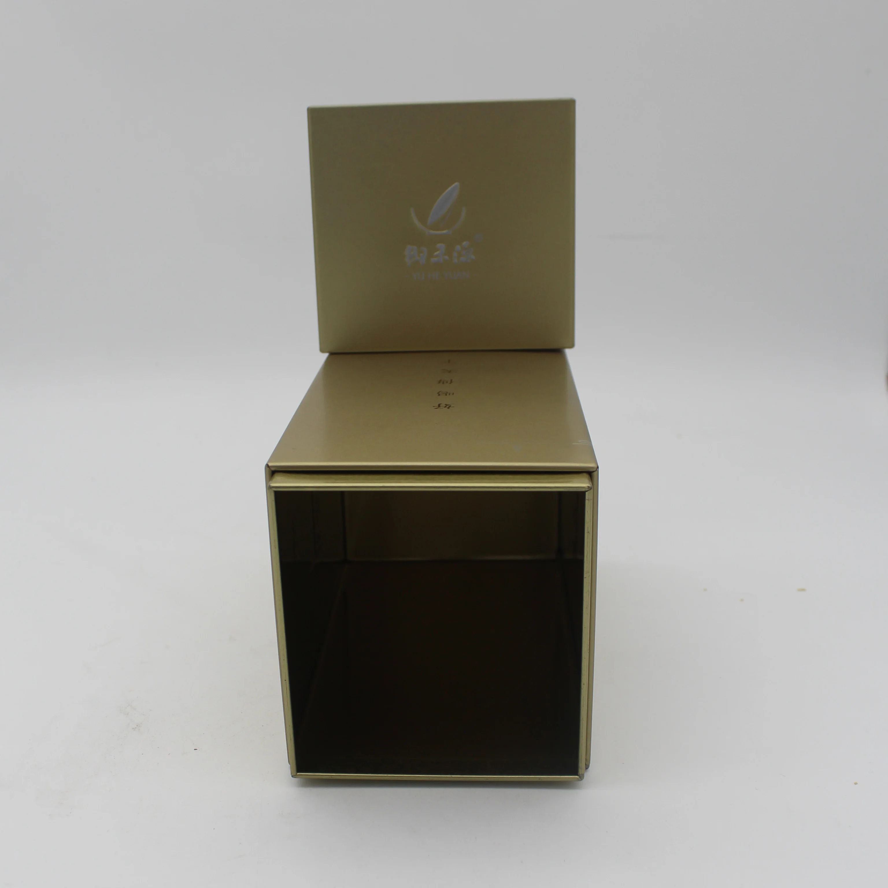  Customizable cost-effective and large-capacity food-grade rectangular tea packaging tin