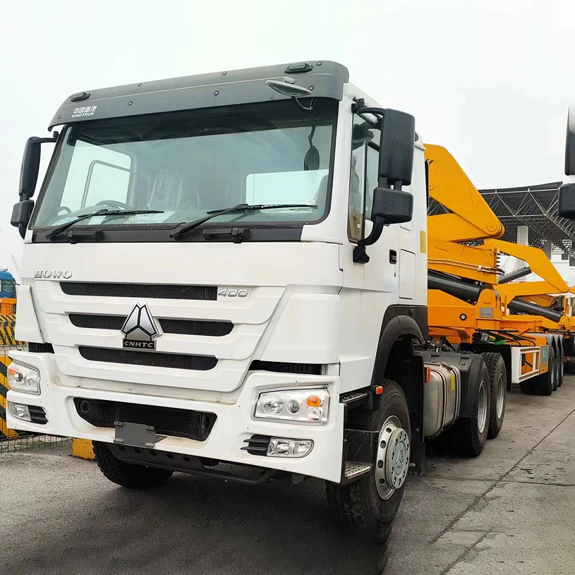 New Mobil Truck Crane 3 Axles Truck Crane 20Ft 40 Ft Side Loader crane mounted truck for 40 container