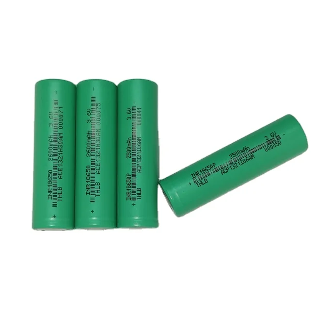 2500mAh Lithium battery 3.6V 18650 Lifepo4 battery cell Cylindrical lithium batteri for solar system