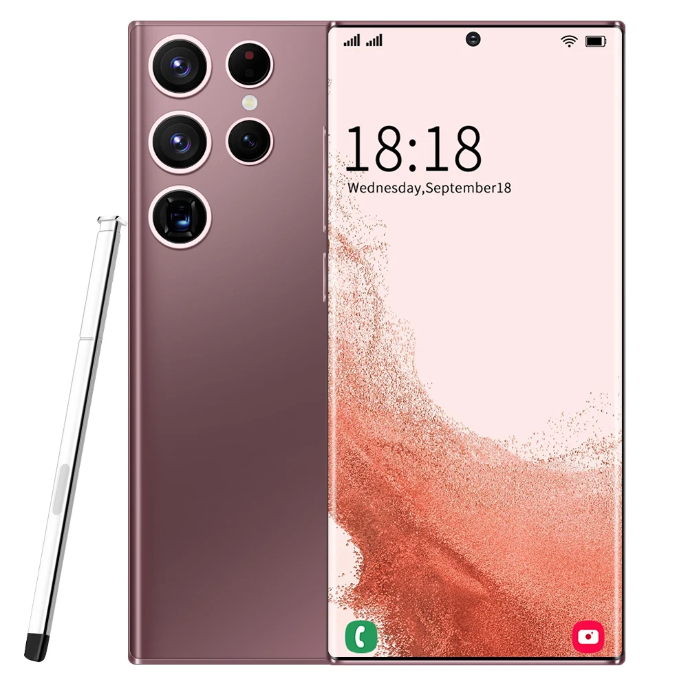 2022 NEW  S22 Ultra 5g Phone 16Gb + 1Tb Android Smartphone Android 12.0 Mobile Phones